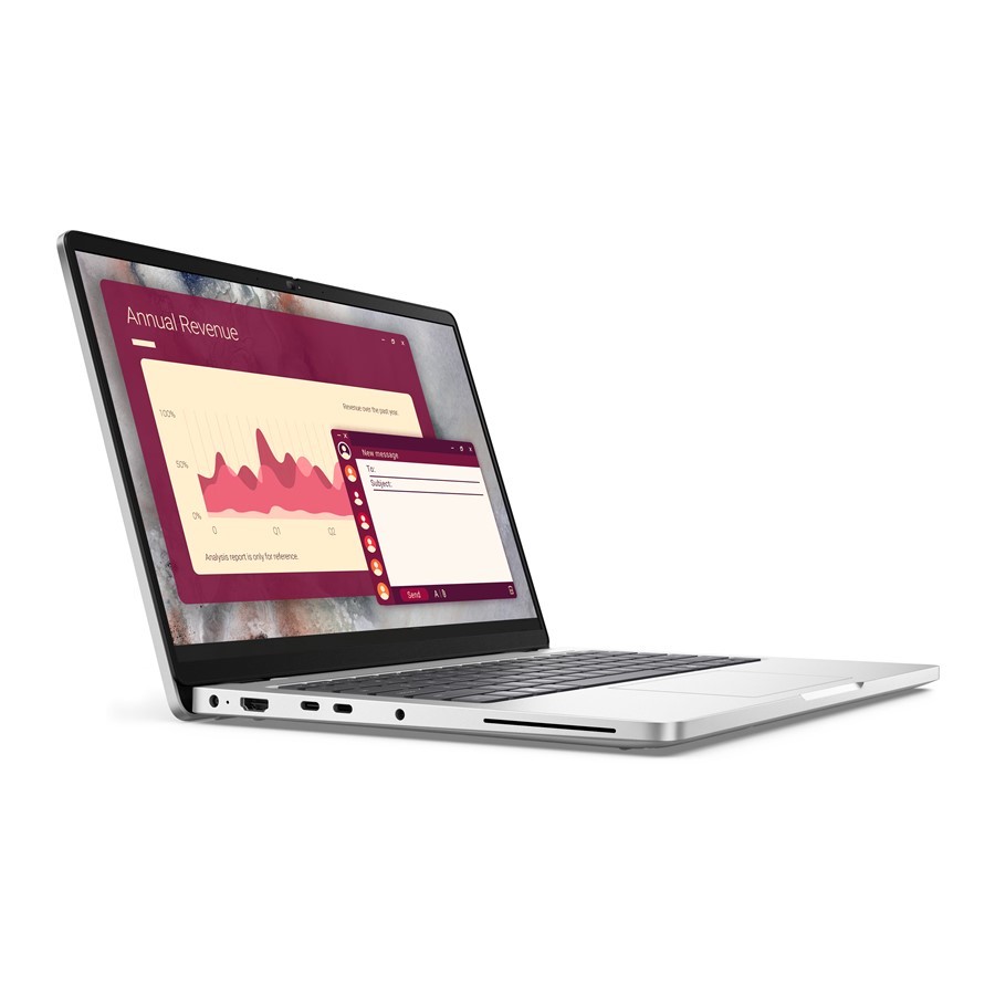 DELL PRO 14 Intel Core 7 265U 2400MHz/14"/1920x1200/32GB/1024GB SSD/Intel Graphics/Wi-Fi/Bluetooth/Linux (Pro14-7316) Silver