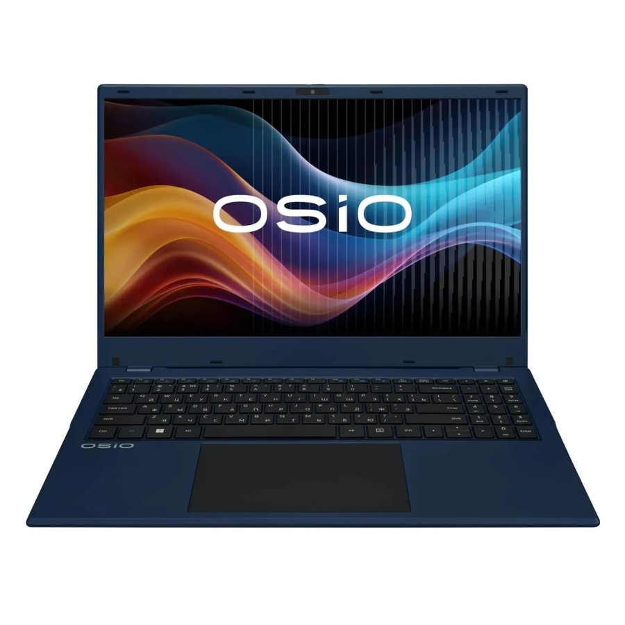 OSIO BaseLine B150I Intel N100 800MHz/15.6"/1920x1080/8GB/512GB SSD/Intel UHD Graphics/Wi-Fi/Bluetooth/Без ОС (B150I-005C) Blue