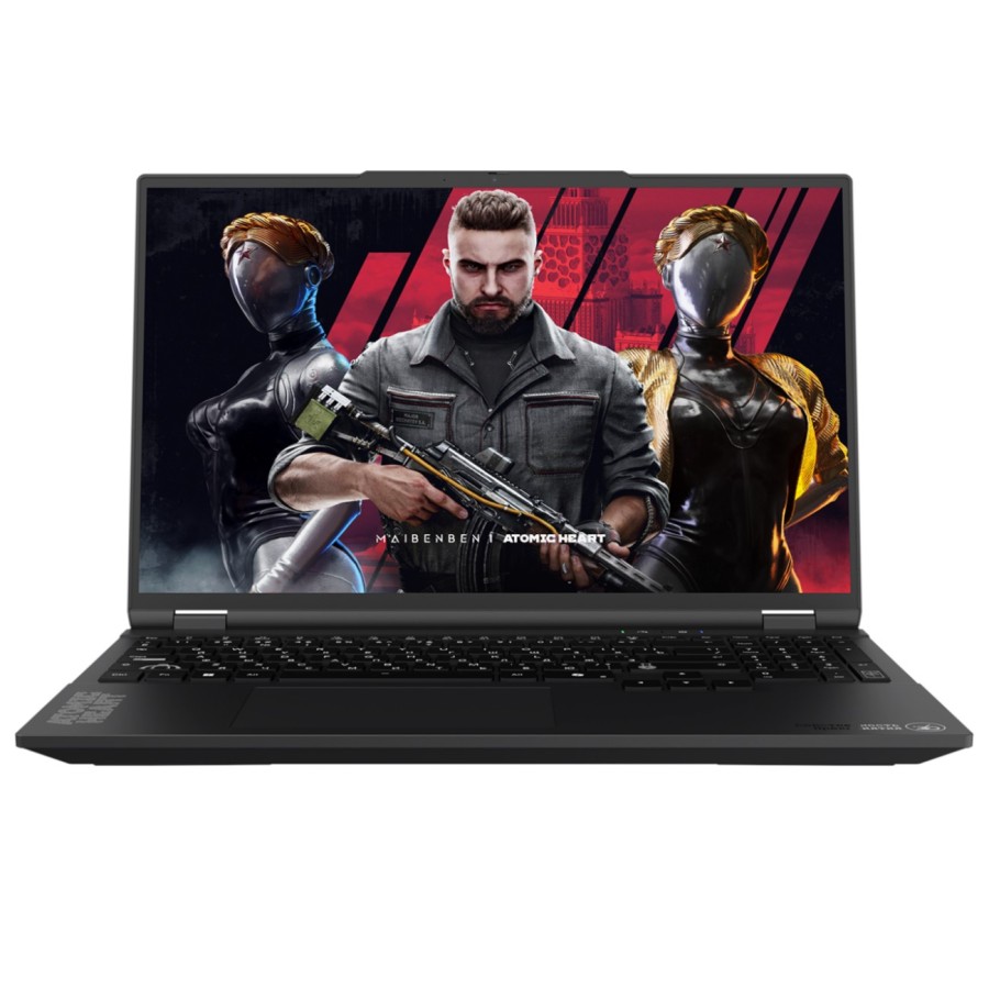 MAIBENBEN X-Treme Typhoon X16B Atomic Heart AMD Ryzen 9 8940HX 2400MHz/16"/2560x1600/16GB/1024GB SSD/NVIDIA GeForce RTX 5060 8GB/Wi-Fi/Bluetooth/Windows 11 Home (X16B-R98956GQSHBRE3) Black