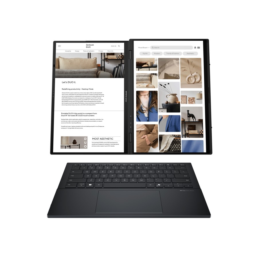 ASUS Zenbook 14 OLED UX8406CA-PZ142X Intel Core Ultra 9 285H 2900MHz/14"/2880x1800/32GB/2048GB SSD/Intel Arc Graphics/Wi-Fi/Bluetooth/Windows 11 Pro (90NB14X1-M00640) Grey