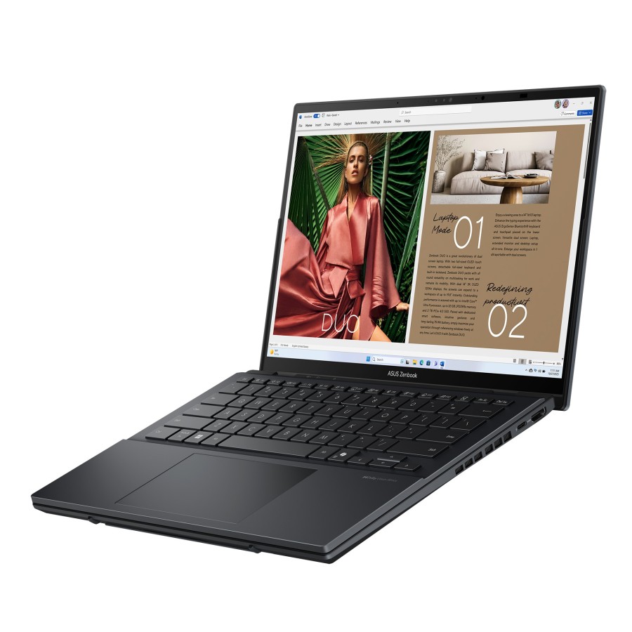 ASUS Zenbook 14 OLED UX8406CA-PZ142X Intel Core Ultra 9 285H 2900MHz/14"/2880x1800/32GB/2048GB SSD/Intel Arc Graphics/Wi-Fi/Bluetooth/Windows 11 Pro (90NB14X1-M00640) Grey