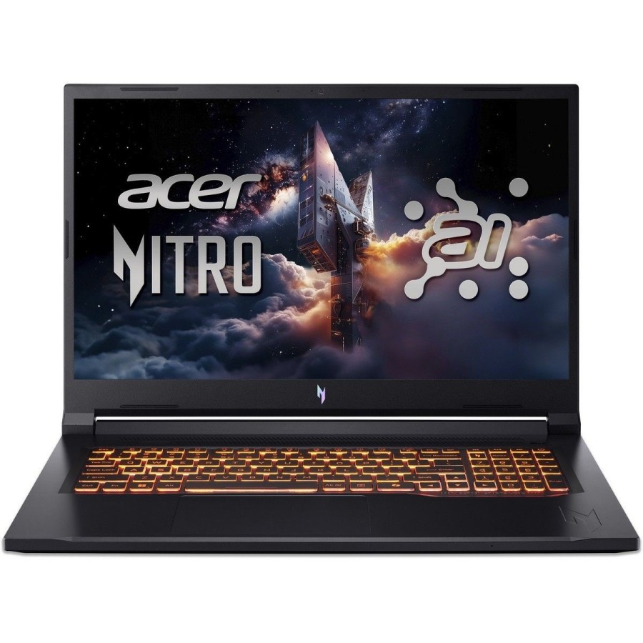 Acer Nitro V 17 AI ANV17-41-R9Q9 AMD Ryzen 7 260 3800MHz/17.3"/2560x1440/16GB/1024GB SSD/NVIDIA GeForce RTX 5060 8GB/Wi-Fi/Bluetooth/Без ОС (NH.QYVCD.007) Black