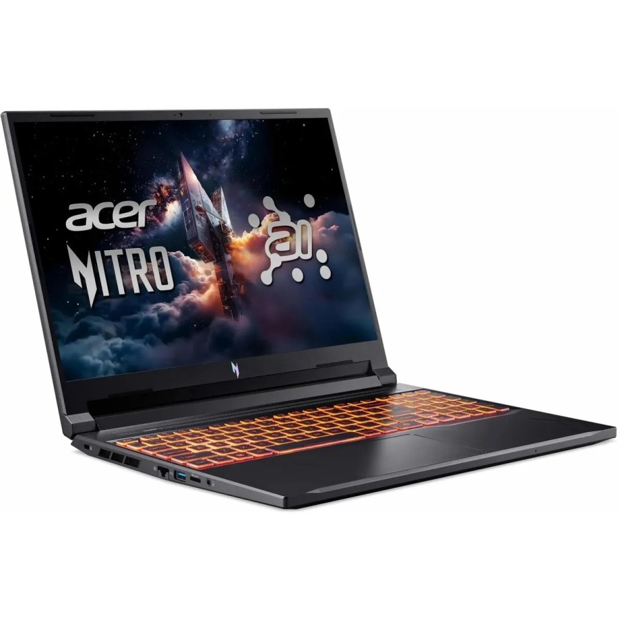 Acer Nitro V 16 ANV16-42-R96P AMD Ryzen 7 260 3800MHz/16"/2560x1600/16GB/512GB SSD/NVIDIA GeForce RTX 5050 8GB/Wi-Fi/Bluetooth/Windows 11 Home (NH.U2NAA.003) Black