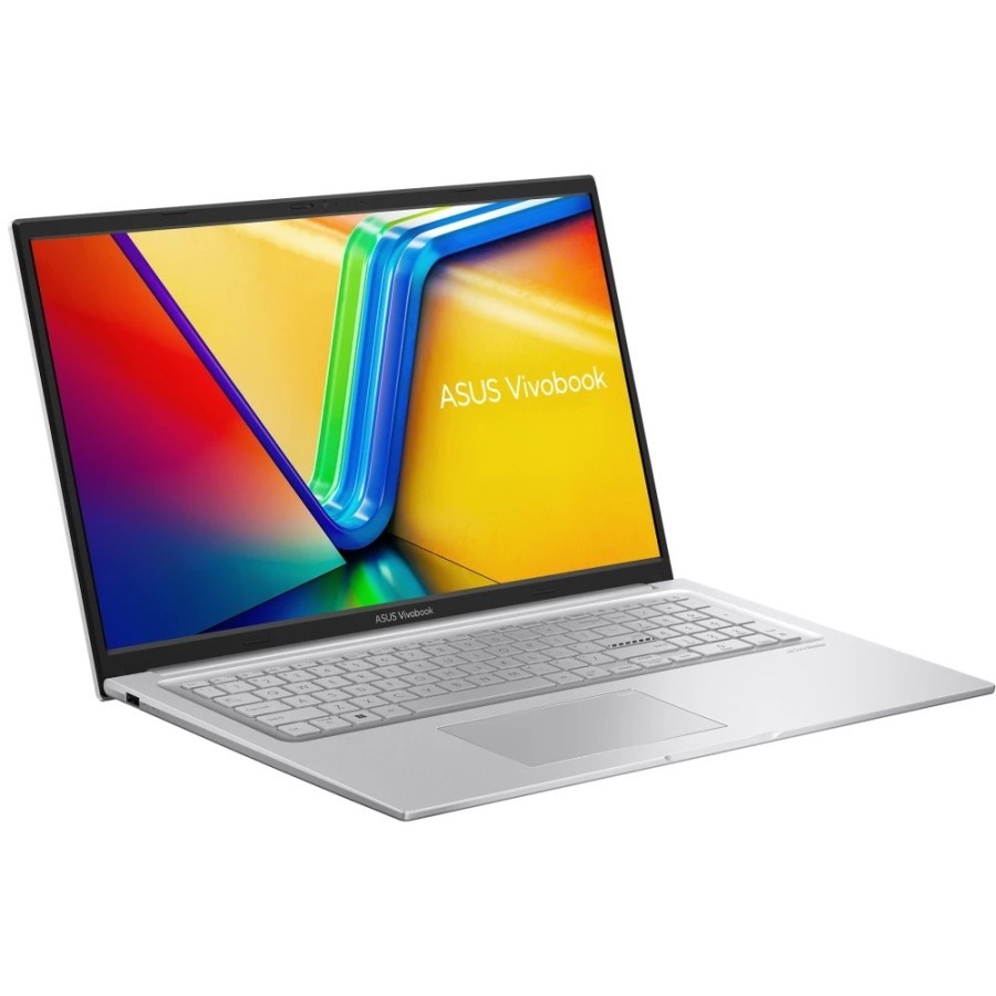 ASUS VivoBook 17 X1704VA-AU1074 Intel Core 5 120U 1400MHz/17.3"/1920x1080/16GB/512GB SSD/Intel Graphics/Wi-Fi/Bluetooth/DOS (90NB13X1-M00L20) Silver