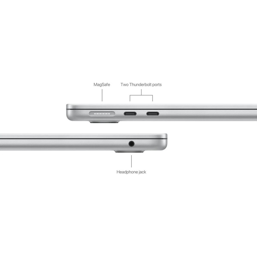 Apple MacBook Air 13 M3 8 core/13.6"/2560x1664/16GB/512GB SSD/Apple M3 10 core GPU/Wi-Fi/Bluetooth/macOS (MXCT3ZA/A) Silver