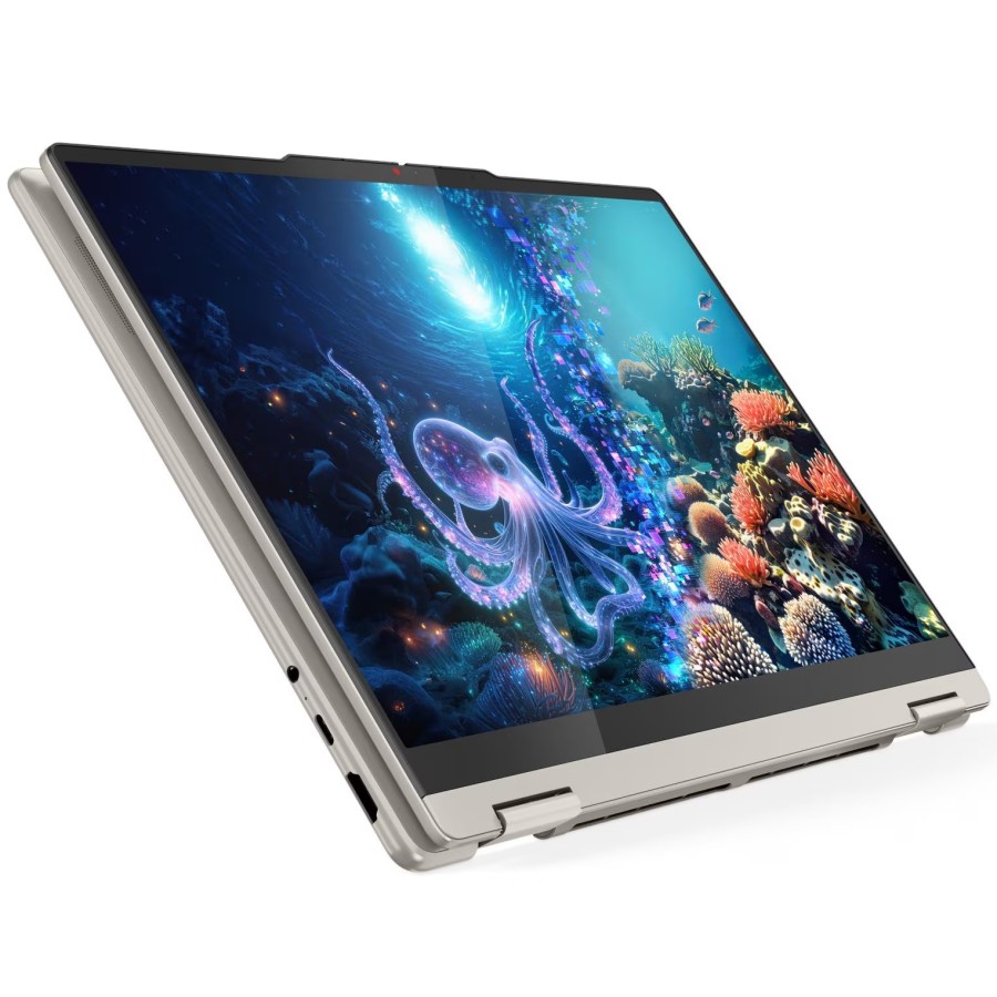 Lenovo Yoga 7 14AKP10 AMD Ryzen AI 5 340 2000MHz/14"/1920x1200/24GB/1024GB SSD/AMD Radeon 840M/Wi-Fi/Bluetooth/Windows 11 Home (83JR005YRK) Beige