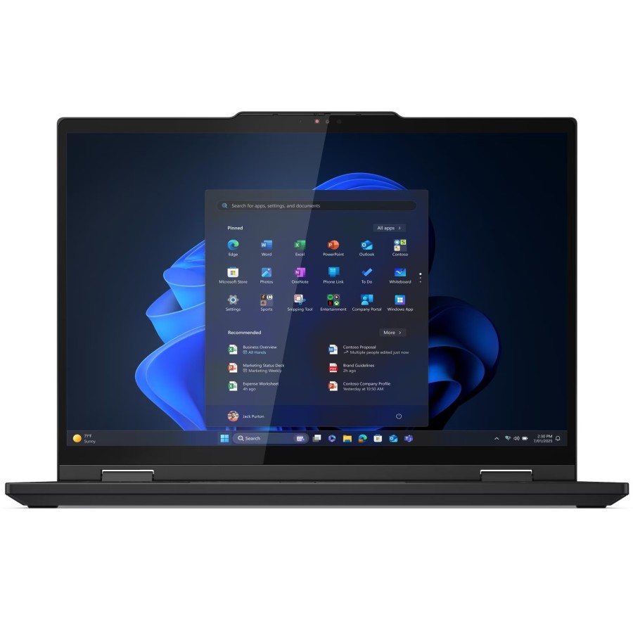 Lenovo ThinkPad T14s 2-in-1 Gen 1 Intel Core Ultra 7 255U 3800MHz/14"/1920x1200/16GB/1024GB SSD/Intel Graphics/Wi-Fi/Bluetooth/Windows 11 Pro (21R3000WUS) Black