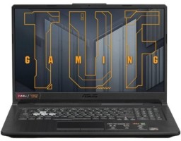 ASUS TUF Gaming A17 FA706NF-HX007 AMD Ryzen 5 7535HS 3300MHz/17.3"/1920x1080/16GB/512GB SSD/NVIDIA GeForce RTX 2050 4GB/Wi-Fi/Bluetooth/DOS (90NR0JH5-M002L0) Black