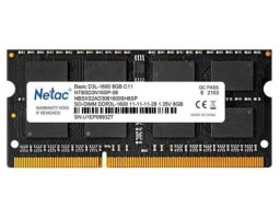 Netac 8 ГБ DDR3L 1600 МГц SODIMM CL11 (NTBSD3N16SP-08)