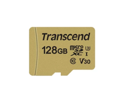 Transcend TS128GUSD500S microSDXC Class 10 95MB/s 128GB with Adapter (TS128GUSD500S)