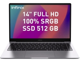 Infinix Inbook X2 Intel Core i7 1065G7 1300MHz/14"/1920х1080/8GB/512GB SSD/DVD нет/Intel Iris Plus Graphics/Wi-Fi/Bluetooth/Без ОС (T097808) Grey