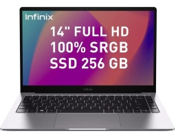 Infinix Inbook XL23 Intel Core i3 1115G4 3000MHz/14"/1920х1080/8GB/256GB SSD/DVD нет/Intel UHD Graphics/Wi-Fi/Bluetooth/Windows 11 Home (T109859) Grey