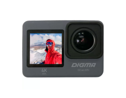 Digma DiCam 870 4K, WiFi (DC870) Черный