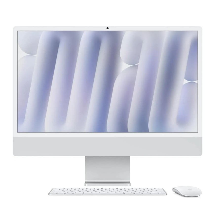Apple iMac Apple M4 8 core 4000 МГц/16384 Mb/256 Gb SSD/24" /4480х2520/DVD нет/Apple 8 core GPU/MacOS (MWUC3HN/A) серебристый