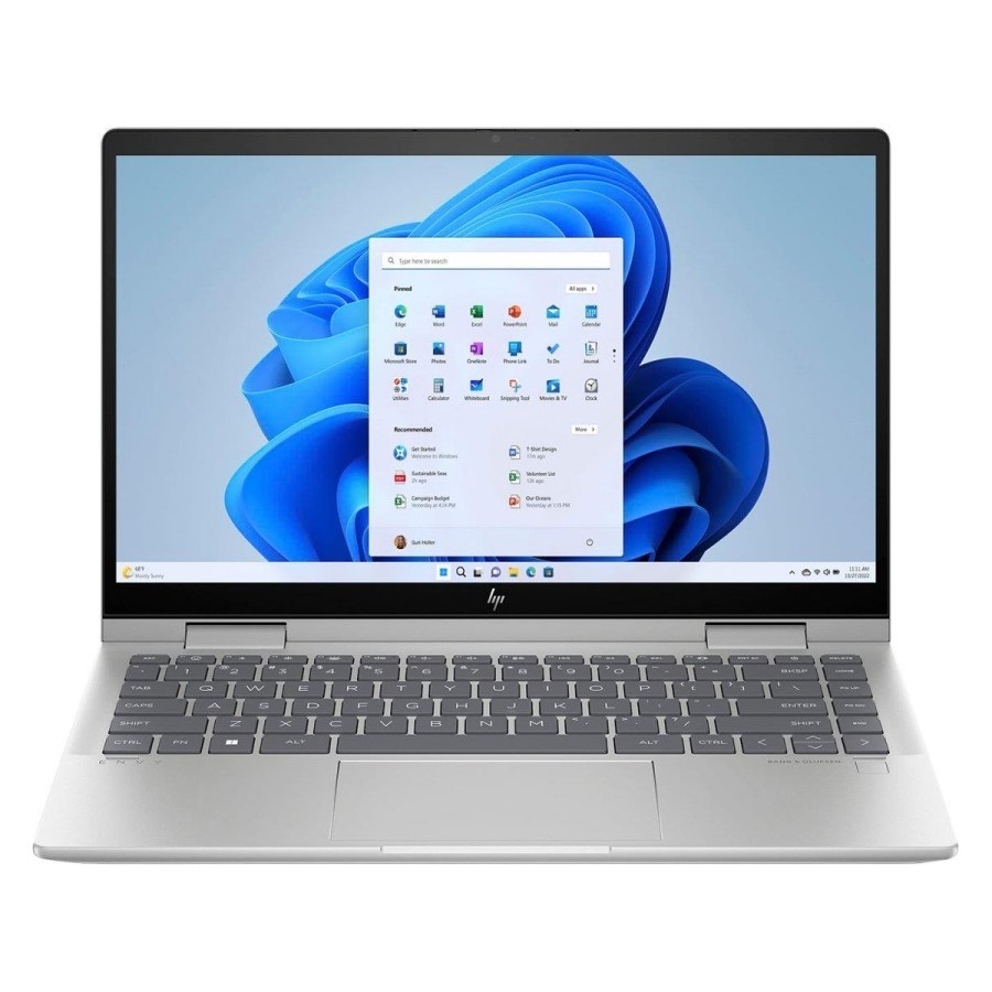 HP Envy x360 14-es1023dx (9R8R3UA) Intel Core Ultra 7 150U 1700MHz/14"/1920х1080/16GB/512GB SSD/Intel Iris Xe Graphics/Wi-Fi/Bluetooth/Windows 11 Home (Silver)
