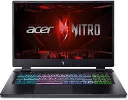 Acer Nitro 17 AN17-41-R4RU AMD Ryzen 7 7840H 3800 MHz/17.3"/2560x1440/16GB/1024GB SSD/NVIDIA GeForce RTX 4070 8GB/Wi-Fi/Bluetooth/Без ОС (NH.QKNCD.001) Black