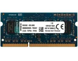 Kingston ValueRAM 4 ГБ DDR3 1600 МГц SODIMM CL11 (KVR16S11S8/4WP)