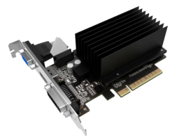 Palit GeForce GT 710 954Mhz PCI-E 2.0 2048Mb 1600Mhz 64 bit DVI HDMI HDCP Silent (NEAT7100HD46-2080H)