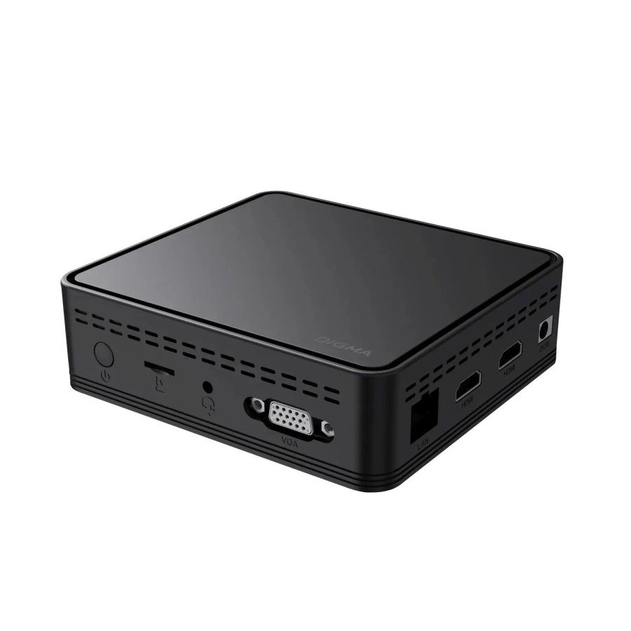 Digma Mini Office Intel Celeron N4020 1100 МГц/4096 Mb/128 Gb SSD/DVD нет/Intel UHD Graphics 600/Windows 11 Pro (DPCN-4BXW01) Черный