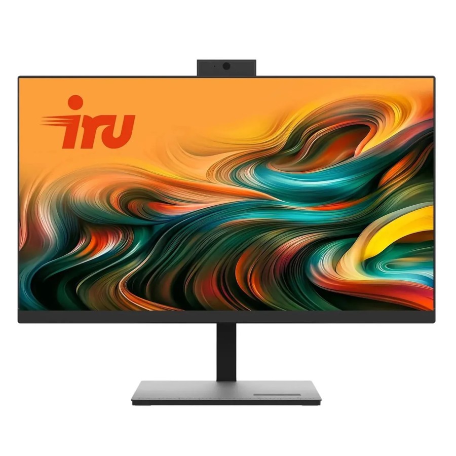iRU Агат 632 Intel Pentium Gold G7400 3700 МГц/8192 Mb/256 Gb SSD/23.8" Full HD 1920x1080/DVD-нет/Intel UHD Graphics 710/DOS (2045707) Черный