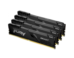Kingston Fury Beast Black 64Gb DDR4 3200MHz (4x16Gb KIT) (KF432C16BBK4/64)