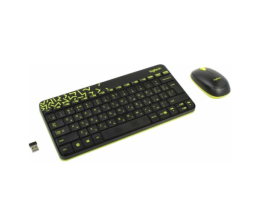 Logitech Wireless Combo MK240 Nano (920-008213) Yellow