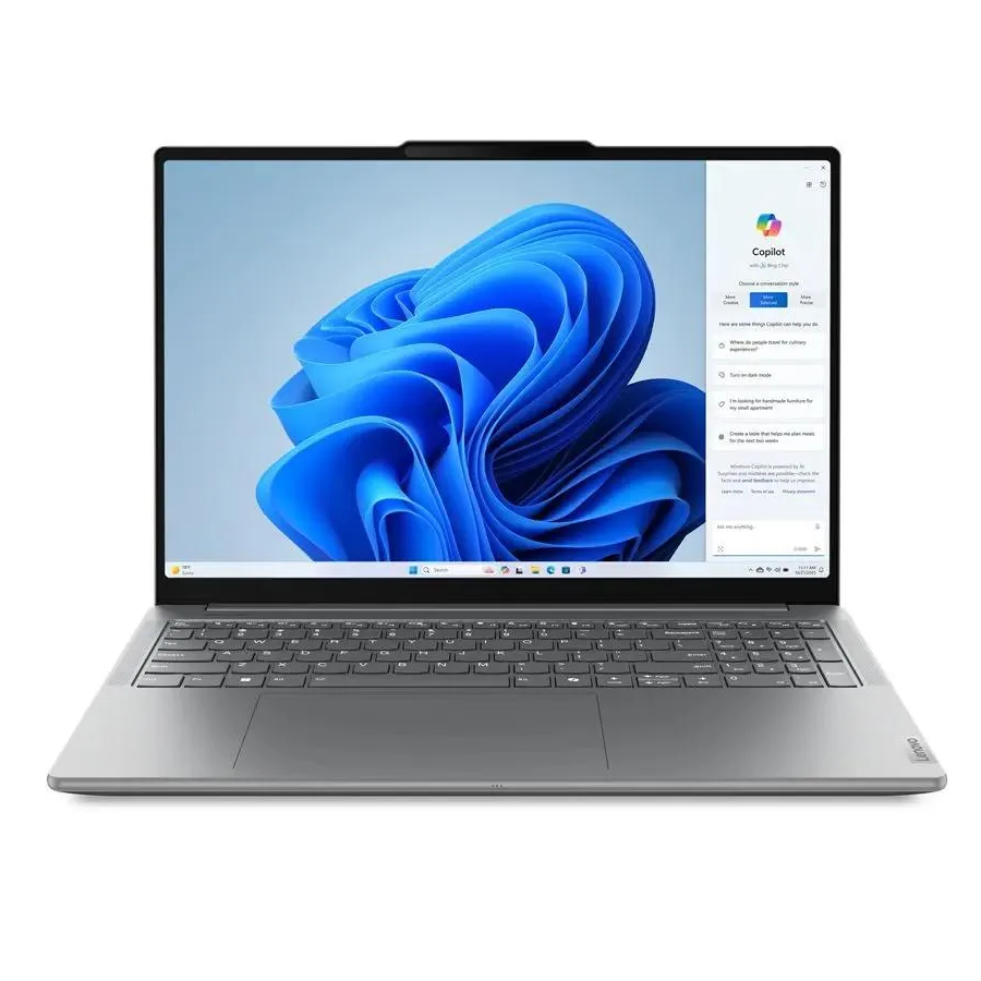 Lenovo Yoga Pro 9 16IMH9 Intel Core Ultra 7 155H 1400MHz/16"/3200x2000/16GB/1024GB SSD/NVIDIA GeForce RTX 4060 8GB/Wi-Fi/Bluetooth/Windows 11 Home (83DN006ARU) Gray