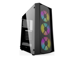 Powercase Rhombus X3 Mesh LED Black (CMRMX-L3)