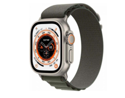 Apple Watch Ultra 49mm Titanium Case (MNHC3LL/A) Green Alpine Loop S