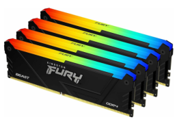 Kingston Fury Beast Black RGB 64Gb DDR4 3600MHz (4x16Gb KIT) (KF436C18BB2AK4/64)