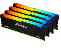 Kingston Fury Beast Black RGB 32Gb DDR4 3600MHz (4x8Gb KIT) (KF436C17BB2AK4/32)