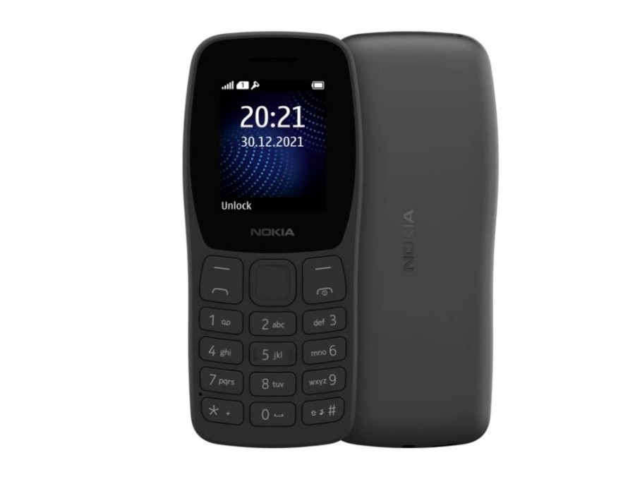 Nokia 105 Single Sim (SP01Z07Z1948Y) Charcoal