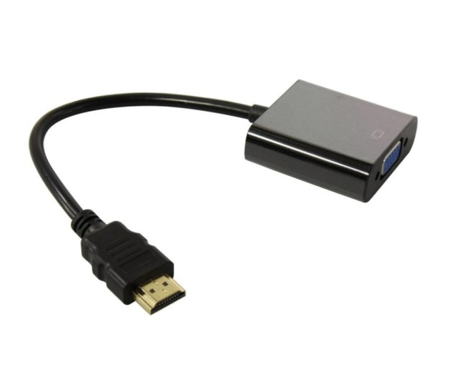 ExeGate HDMI (M) - VGA (F), 0.2м, EX-HDMIM-VGAF-0.2 (EX294717RUS)
