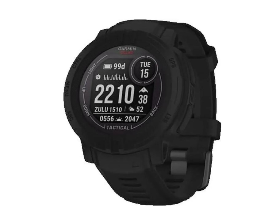 Garmin Instinct 2 Solar, 45мм, 0.9" (010-02627-03) Черный
