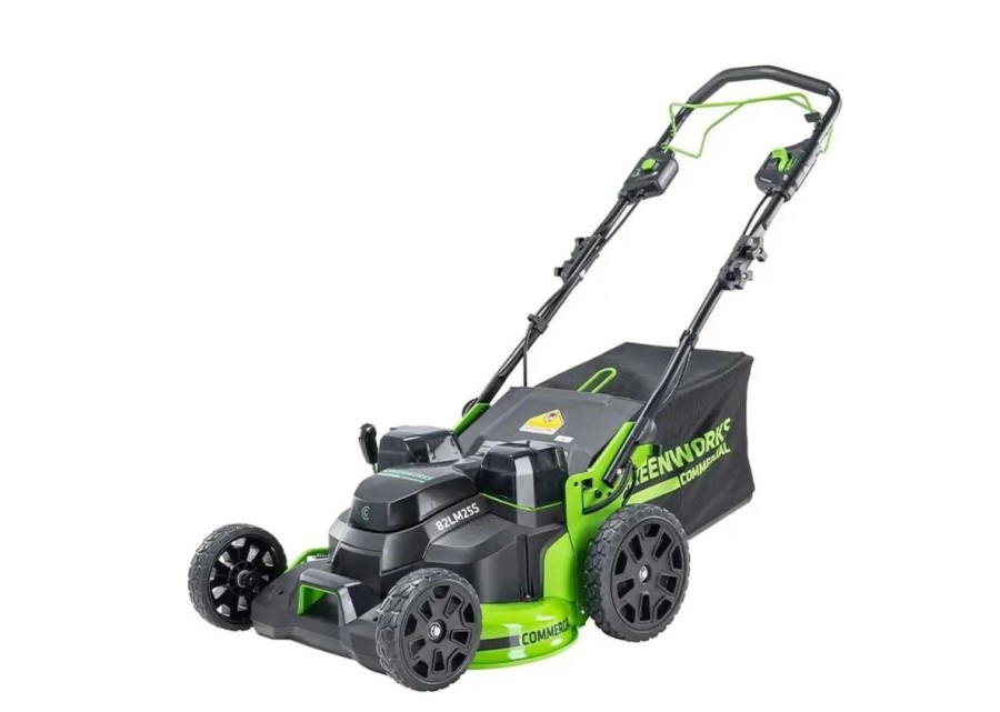 GREENWORKS GC82LM61S, 61см, самоходная, без АКБ, без ЗУ (2515607)