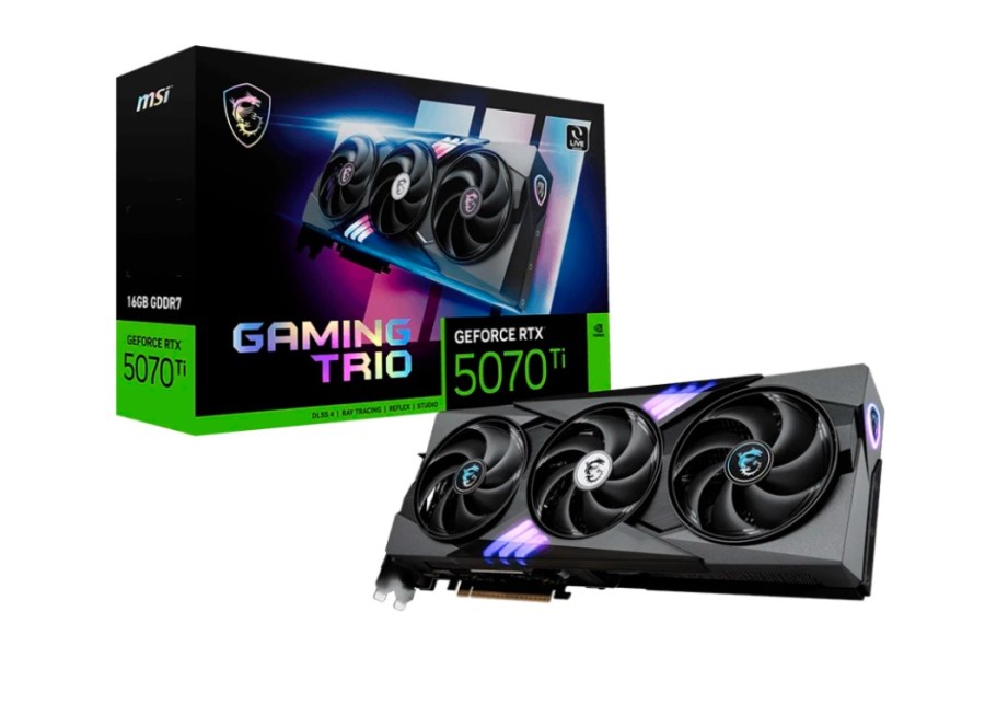 MSI 16Gb NVIDIA GeForce RTX 5070 Ti (RTX 5070 TI 16G GAMING TRIO)