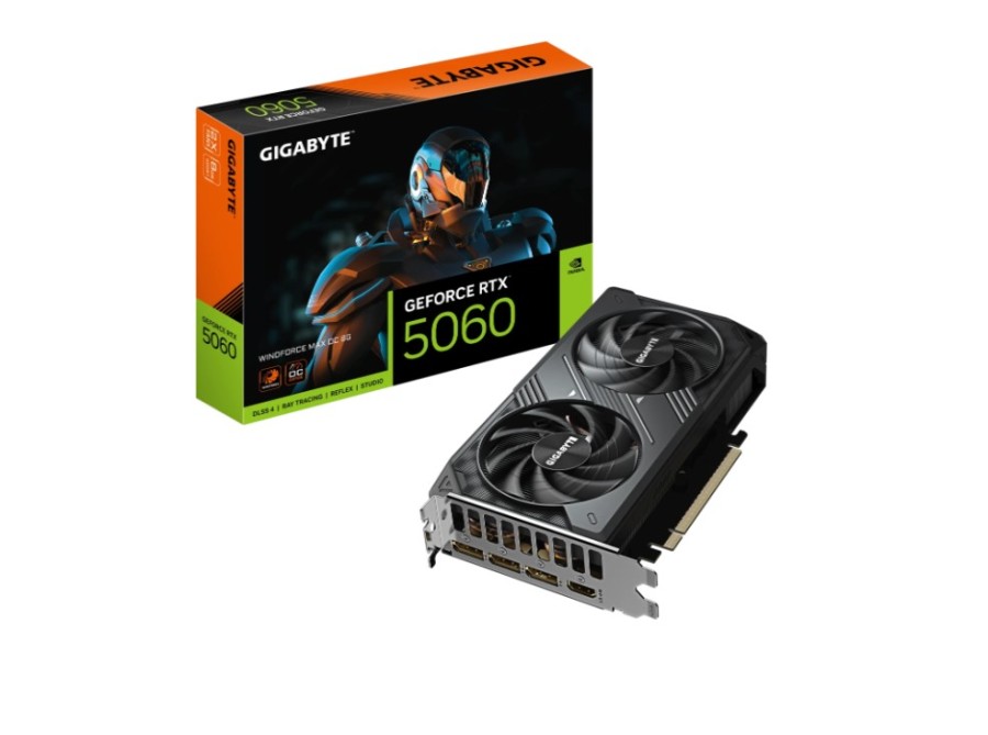 Gigabyte WINDFORCE MAX OC 8Gb NVIDIA GeForce RTX 5060 (GV-N5060WF2MAX OC-8GD)