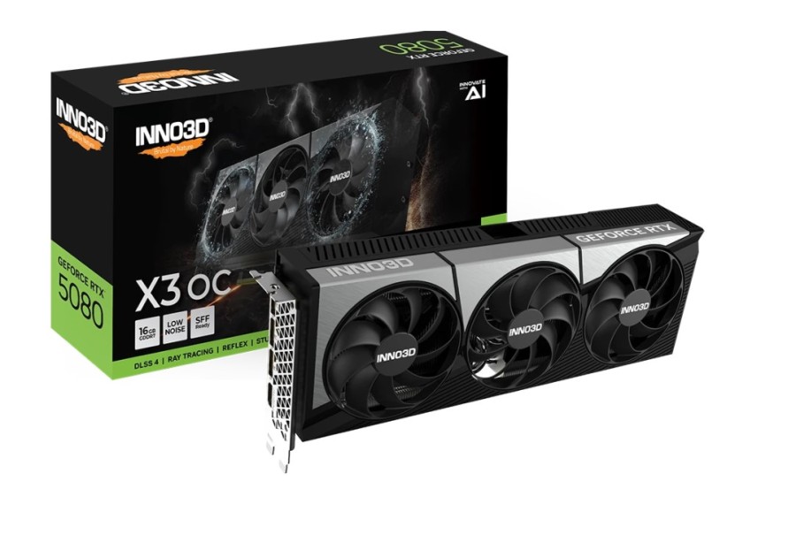 INNO3D X3 OC 16Gb NVIDIA GeForce RTX 5080 (N50803-16D7X-17603930)