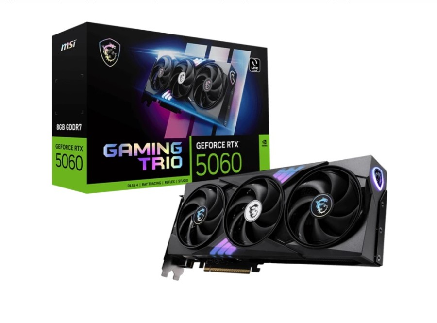 MSI 8Gb NVIDIA GeForce RTX 5060 (RTX 5060 8G GAMING TRIO)