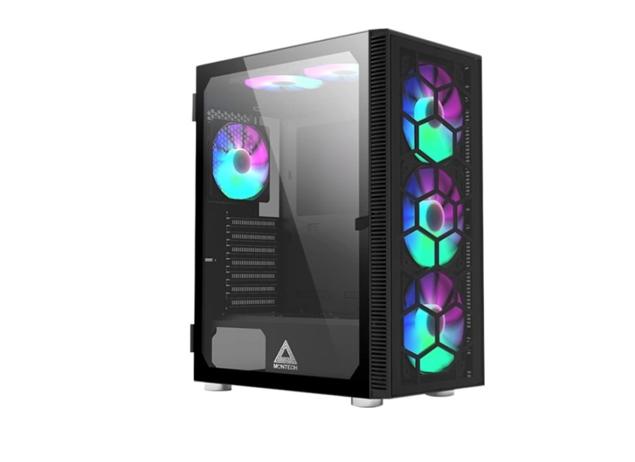 MONTECH X3 GLASS Black (X3 GLASS (B))