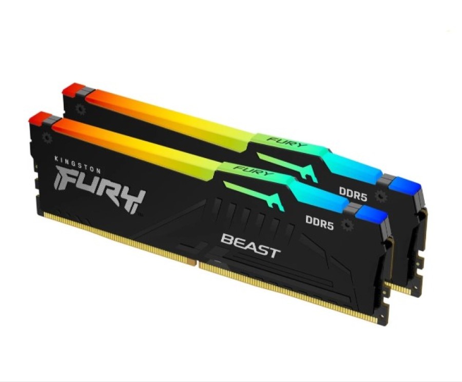 Kingston Fury Beast RGB 64Gb DDR5 5600MHz (2x32Gb KIT) (KF556C36BBE2AK2-64)