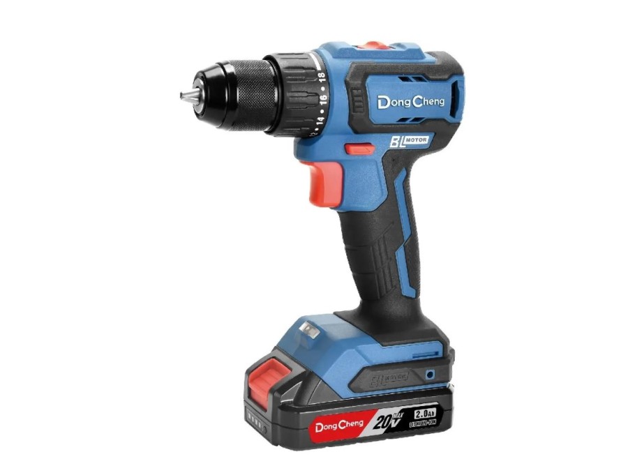 DONGCHENG DCJZ2040, 2Ач, с двумя аккумуляторами (DCJZ2040(TYPE AM))