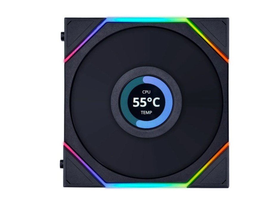 Lian Li UNI Fan TL LCD 120 Black (3 шт.) (G99.12TLLCD3B.00)