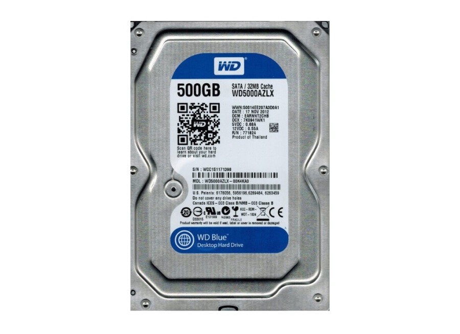 WD Blue 500Gb SATA-III (WD5000AZLX)