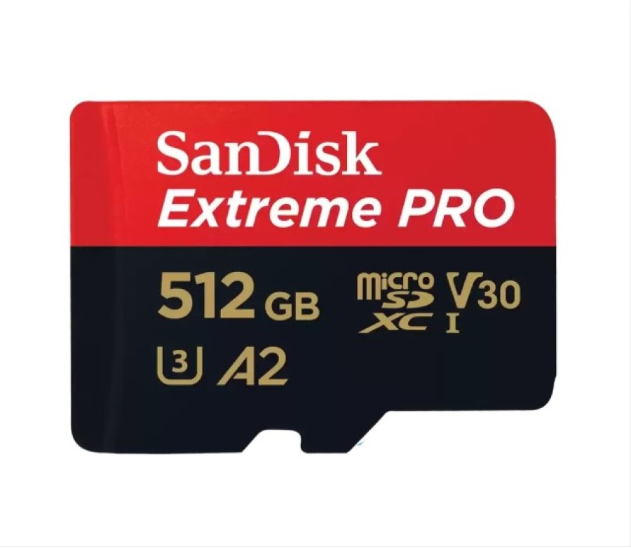 SanDisk Extreme Pro + SD адаптер 512Gb MicroSD (SDSQXCD-512G-GN6MA)