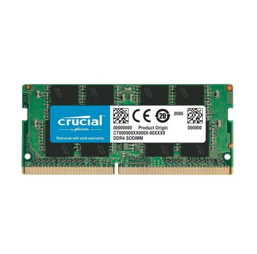 Crucial DDR4 3200 SO DIMM Non-ECC, CL22, 1.2V 16GB (CT16G4SFS832AT)