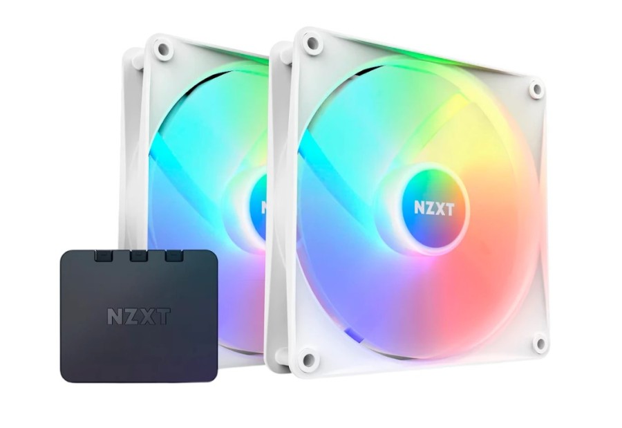 NZXT F140 RGB Core White (2 шт.) (RF-C14DF-W1)