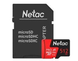 Netac 512 ГБ microSDXC (NT02P500PRO-512G-R)