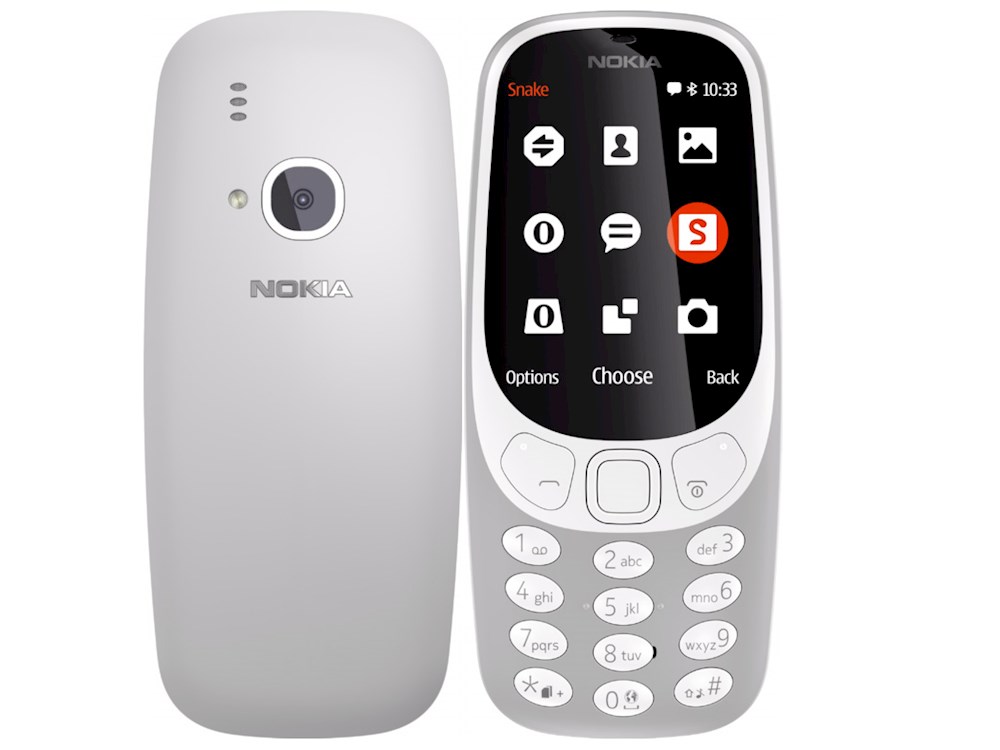 Nokia 3310 Dual Sim (2017) (A00028101) GREY
