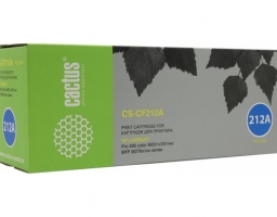 Cactus CS-CF212A желтый (1800 ст) для HP LaserJet Pro 200 M251n, HP LaserJet Pro 200 M251nw, HP LaserJet Pro 200 MFP M276n, HP LaserJet Pro 200 MFP M276nw